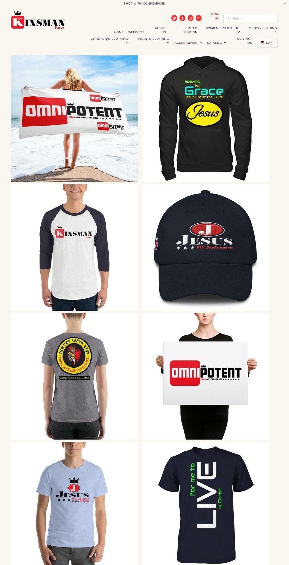 arrowmiraclewear.com — Shopify storefront screenshot