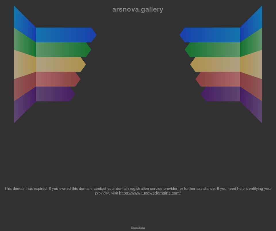 arsnova.gallery shopify website screenshot