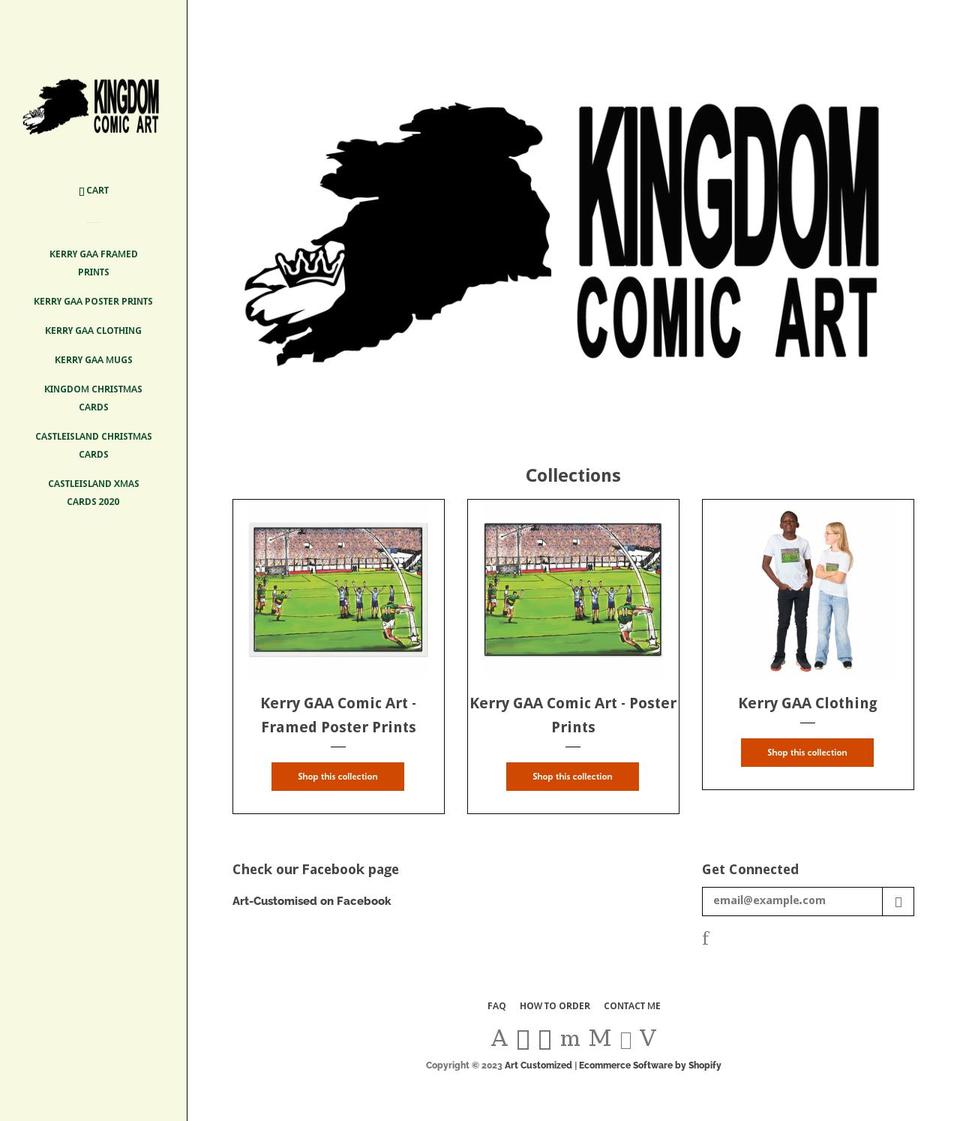 art-customized.myshopify.com shopify website screenshot