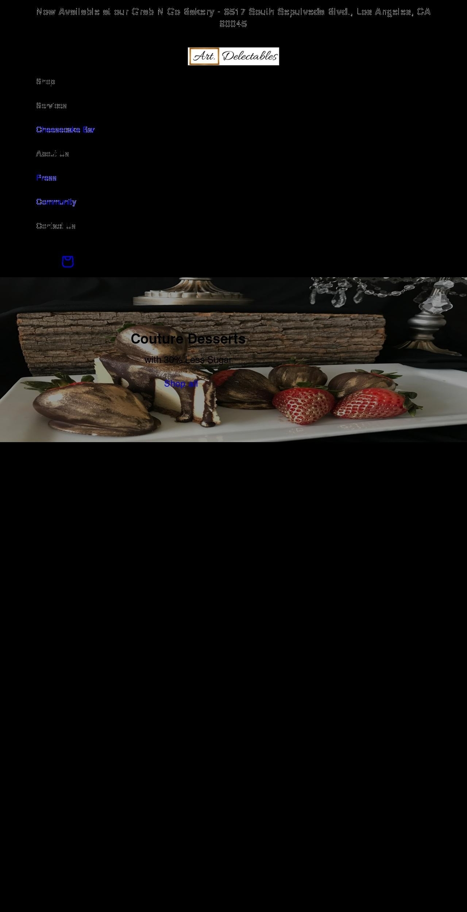 art-delectables.myshopify.com shopify website screenshot