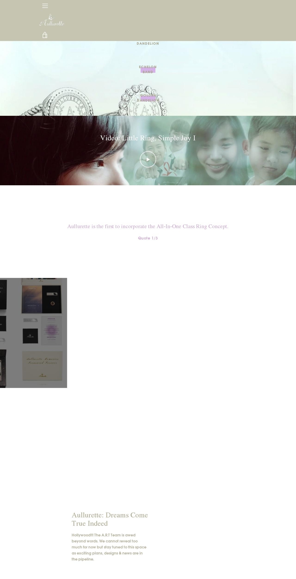 art-rings.com shopify website screenshot