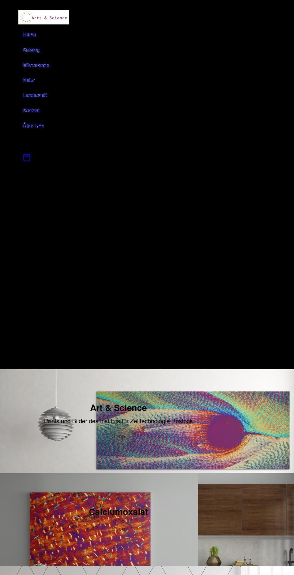 art-science.net shopify website screenshot