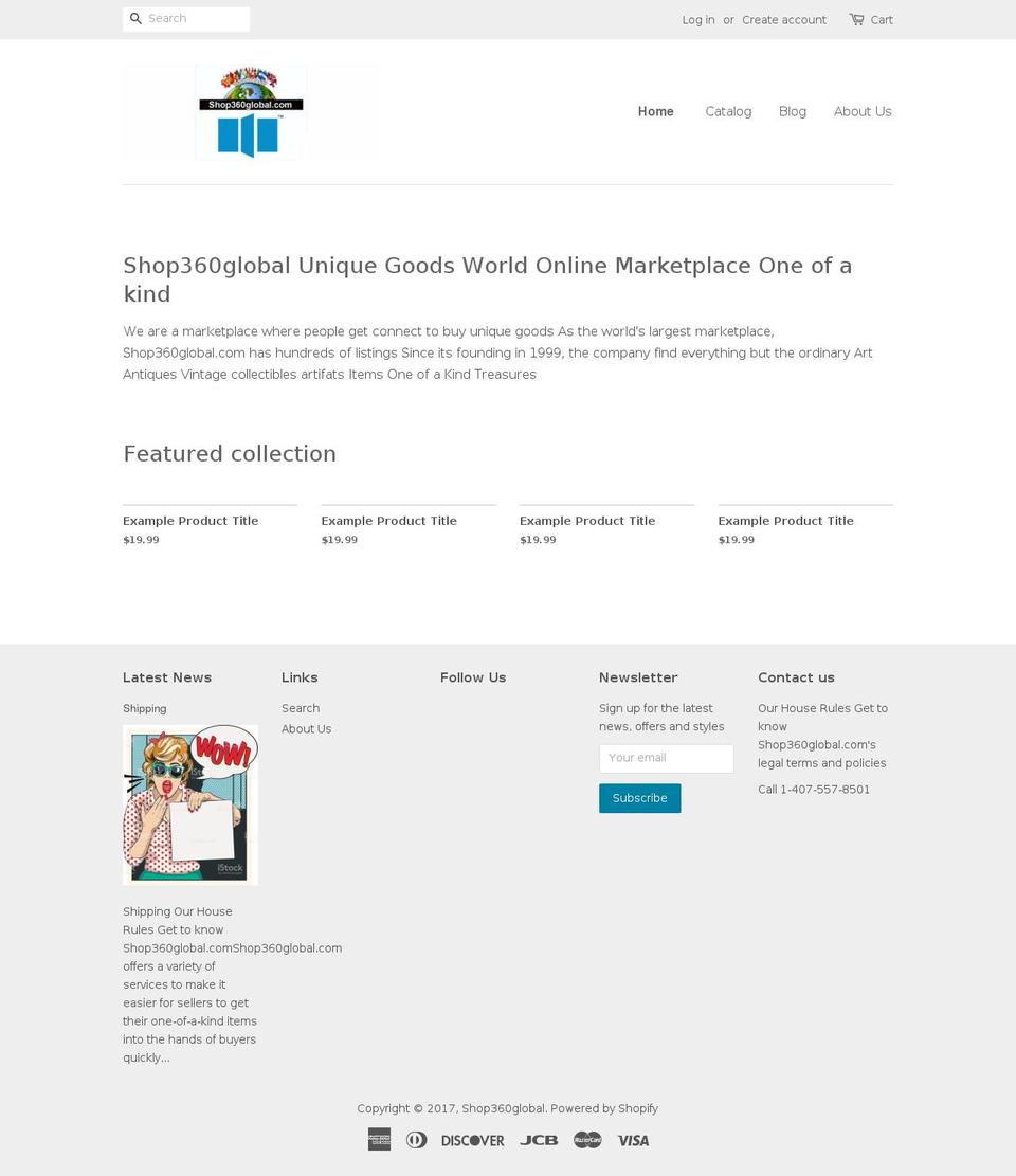 art360global.com shopify website screenshot