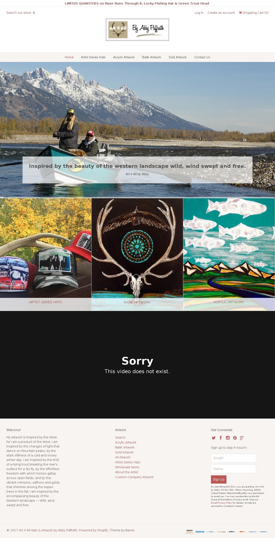 art4allbyabby.com shopify website screenshot