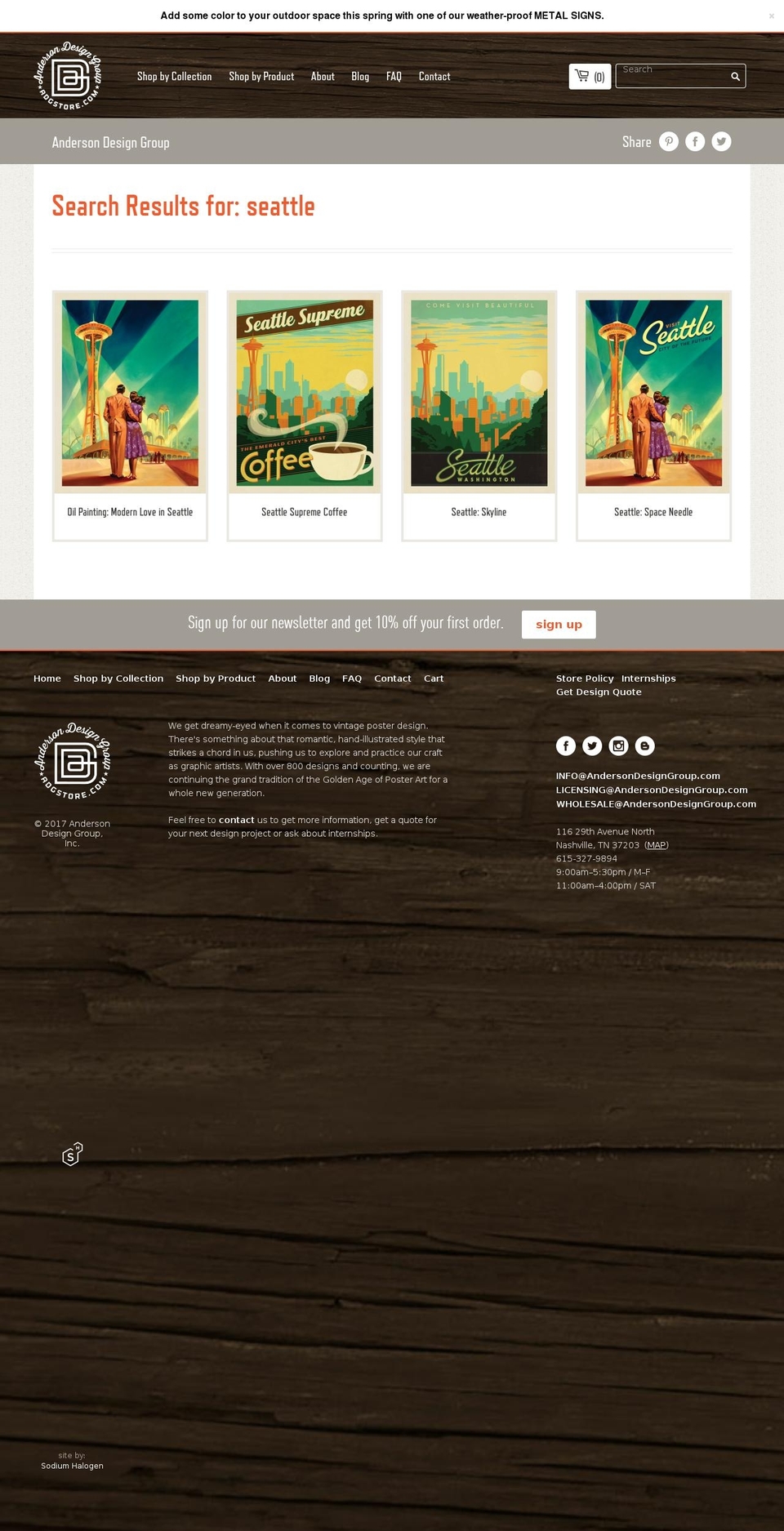 artandsoulofseattle.com shopify website screenshot