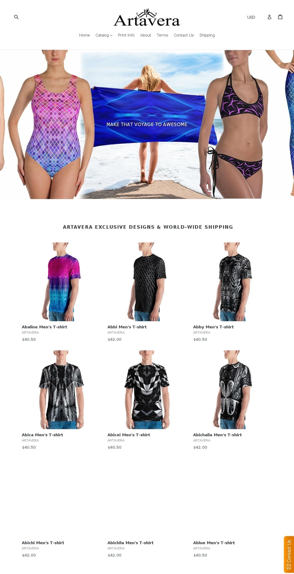 artavera.com — Shopify storefront screenshot
