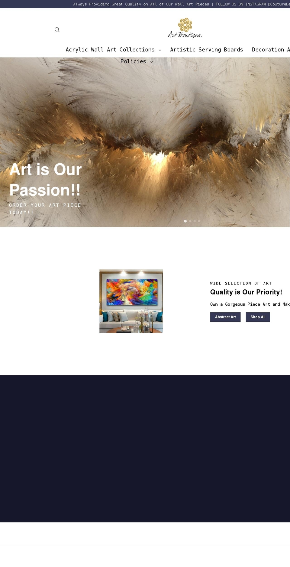 artboutike.com shopify website screenshot