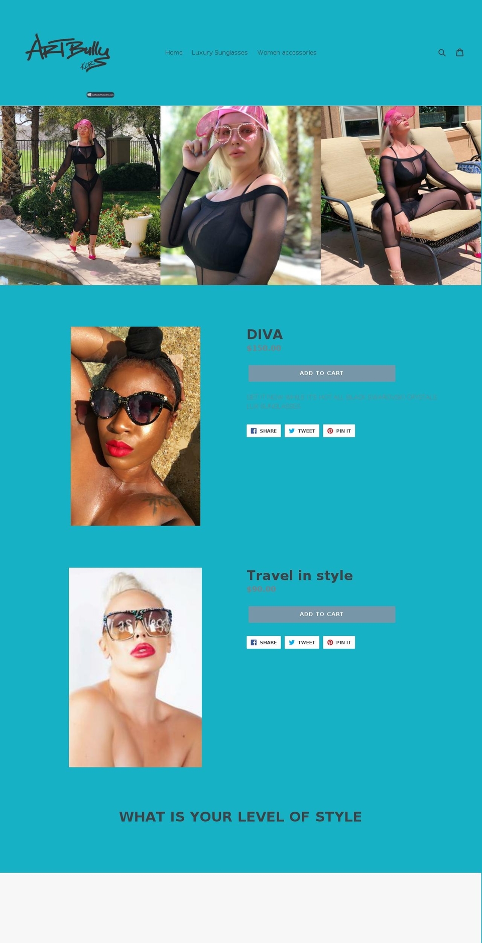 artbullyklr.com — Shopify storefront screenshot