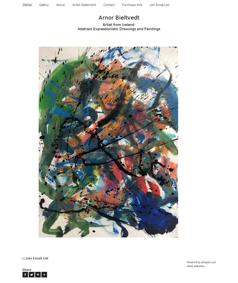 artbyarnor.com — Shopify storefront screenshot