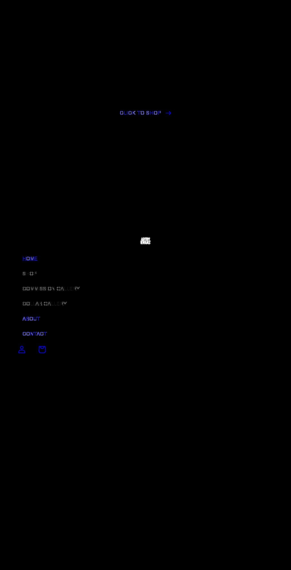 artbykwamz.com shopify website screenshot