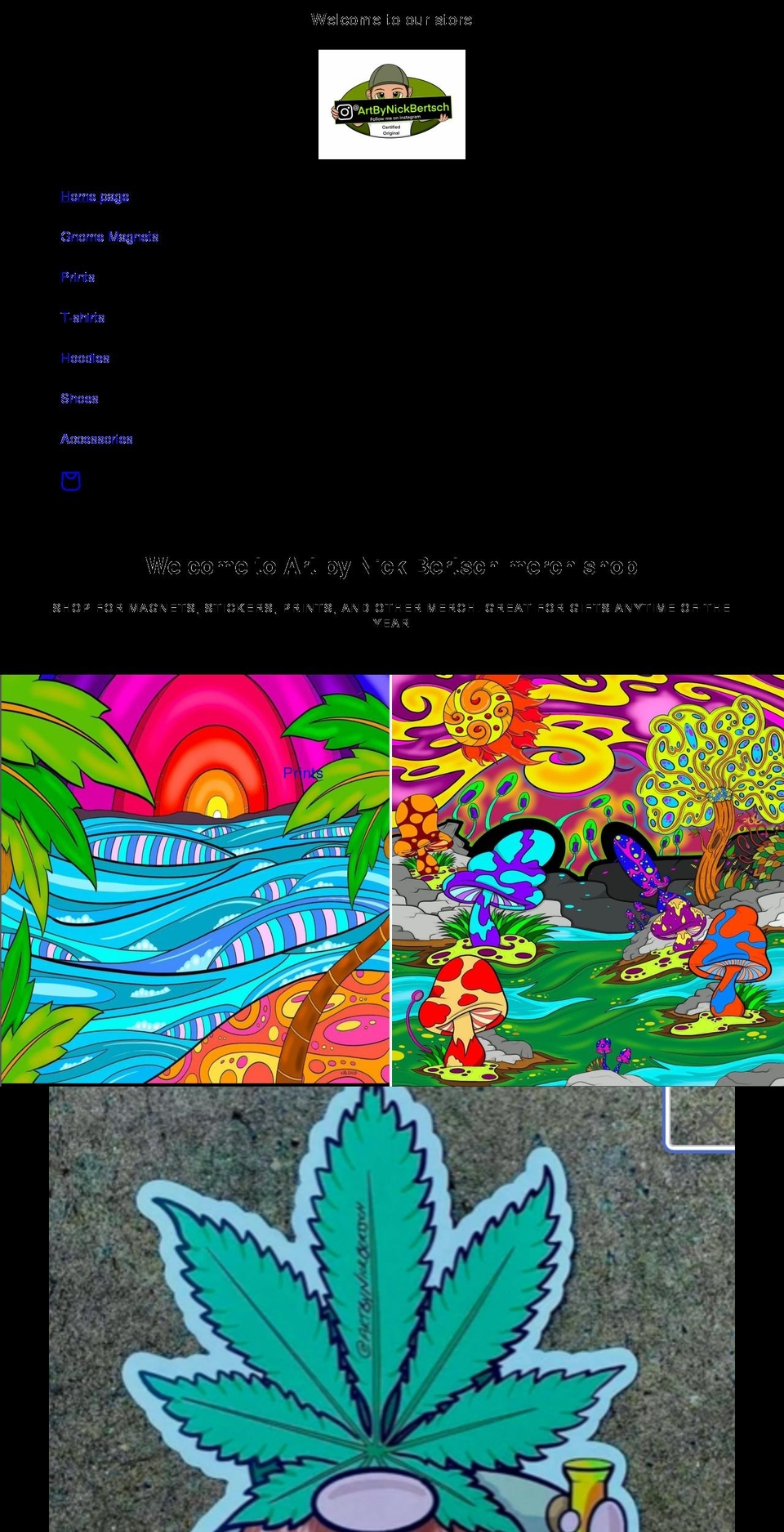 artbynb.com shopify website screenshot