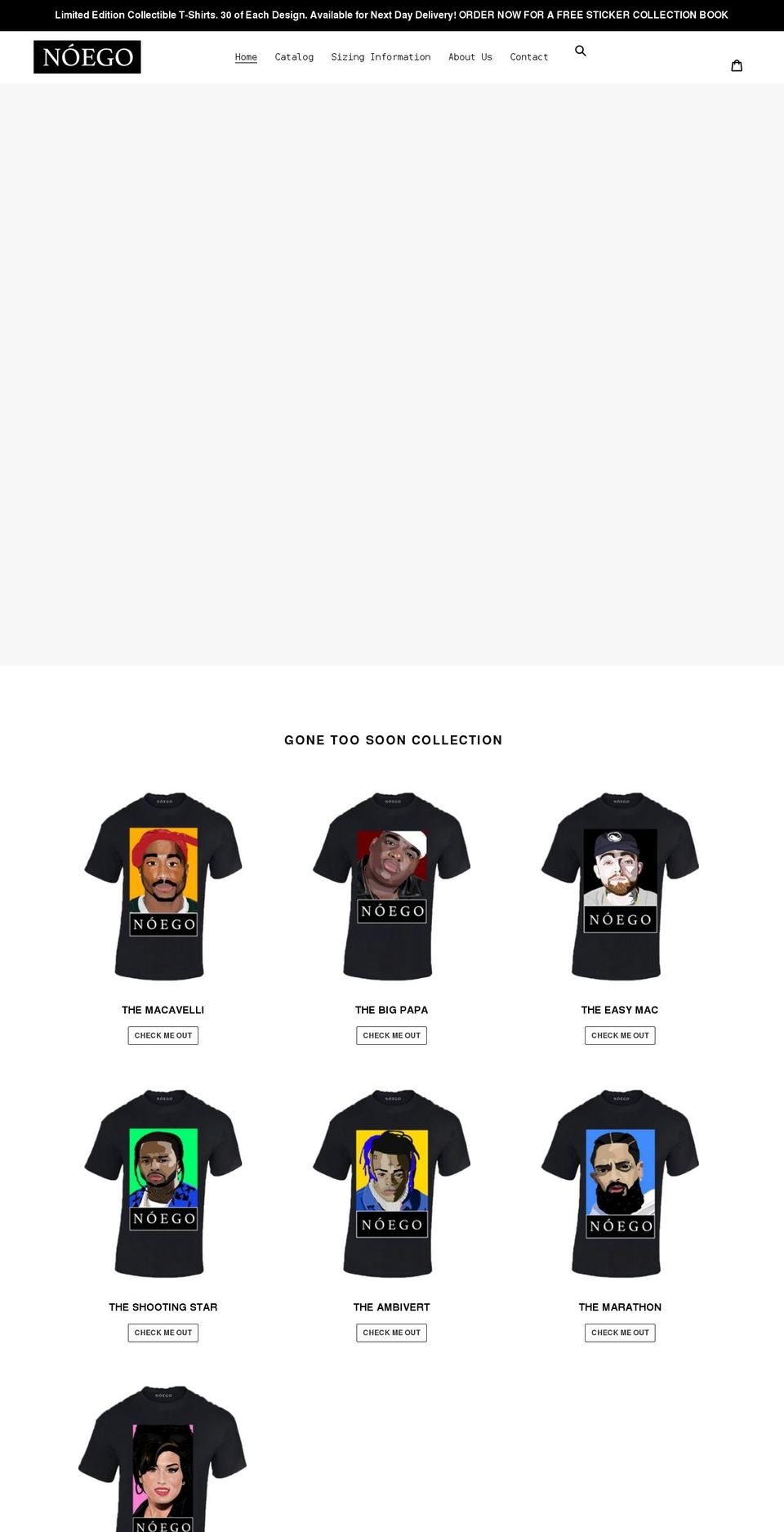 artbynoego.com shopify website screenshot