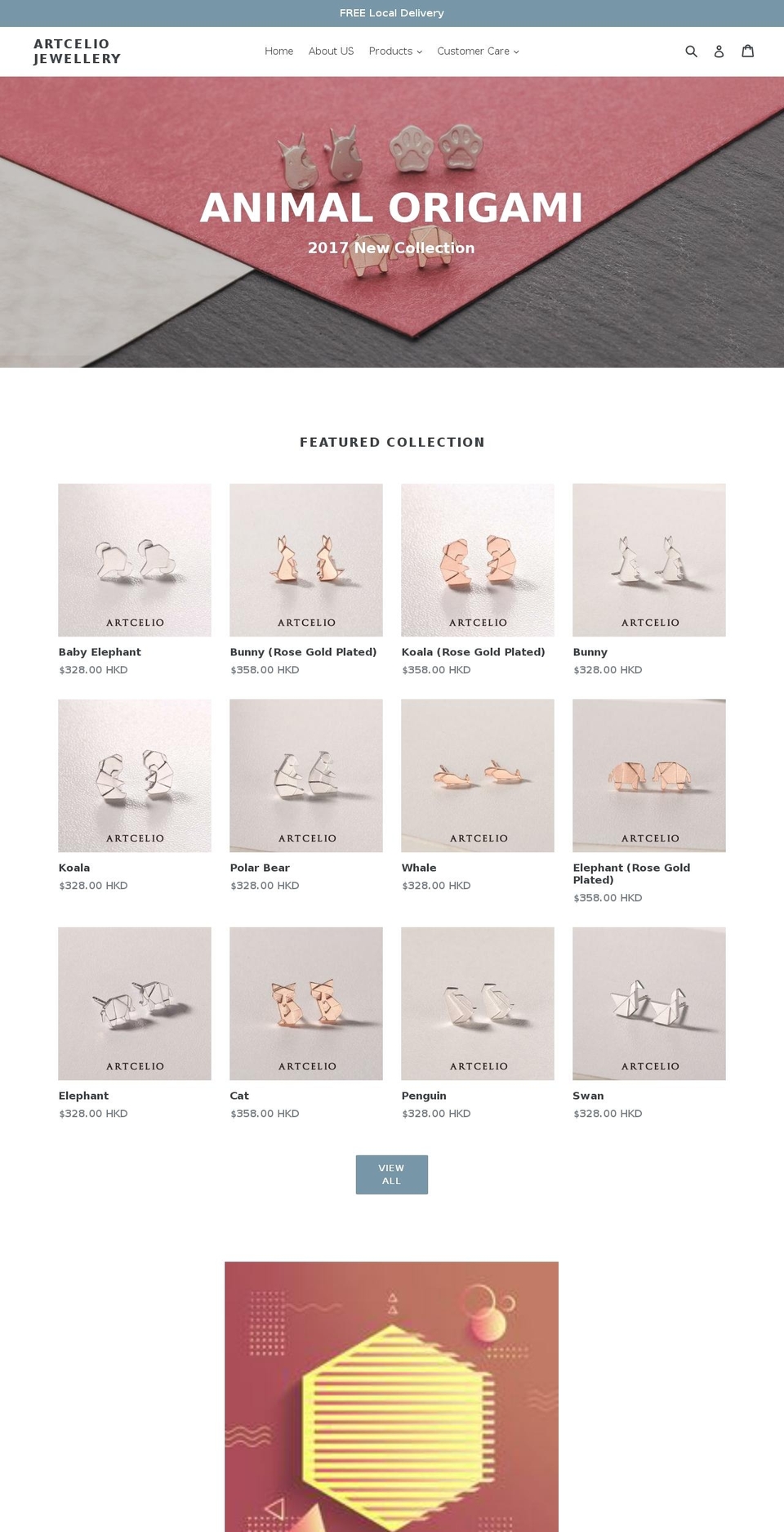 artcelio.com — Shopify storefront screenshot