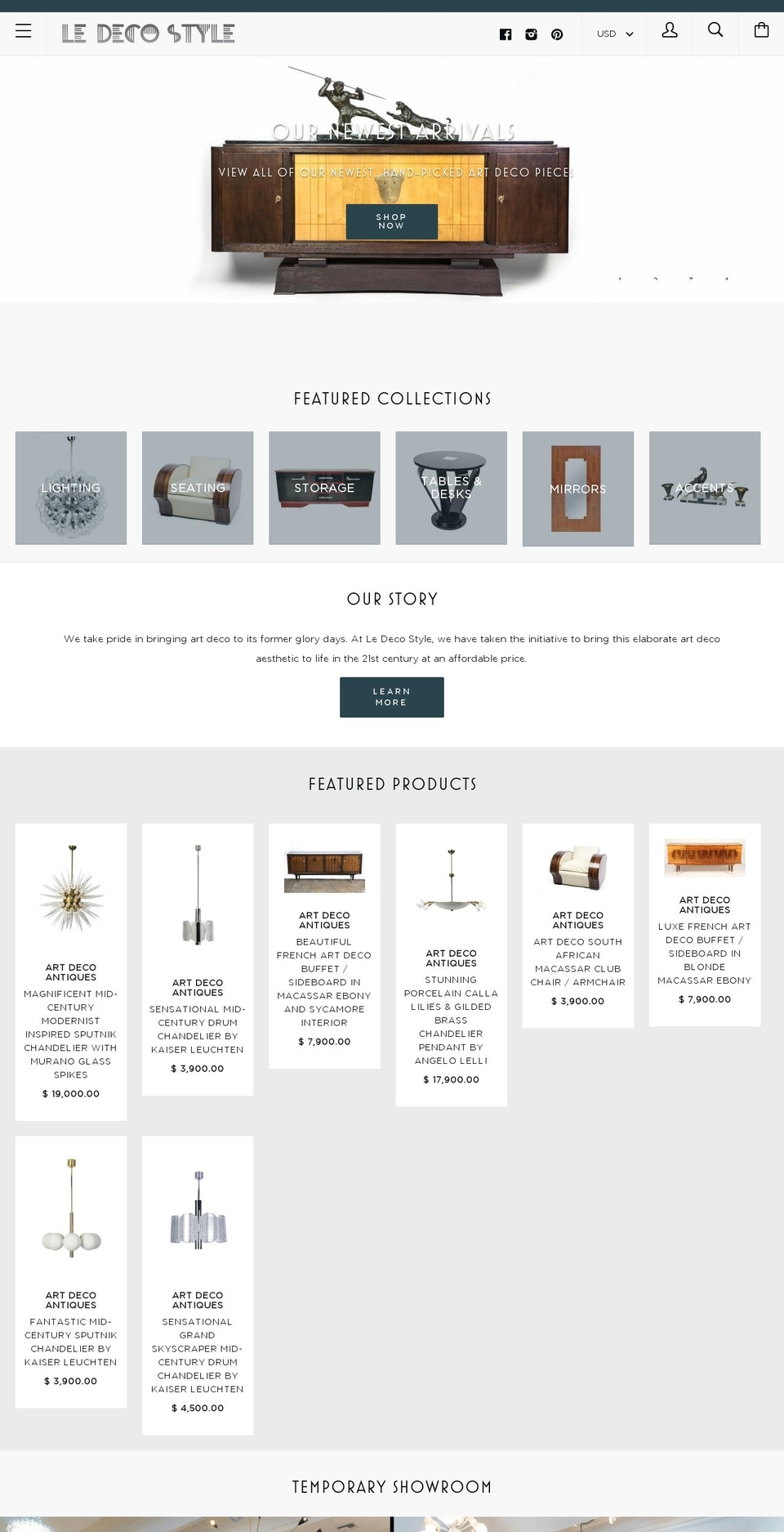 Copy of Kagami - Envision 3\/2\/17 Shopify theme site example artdecofurniture.com