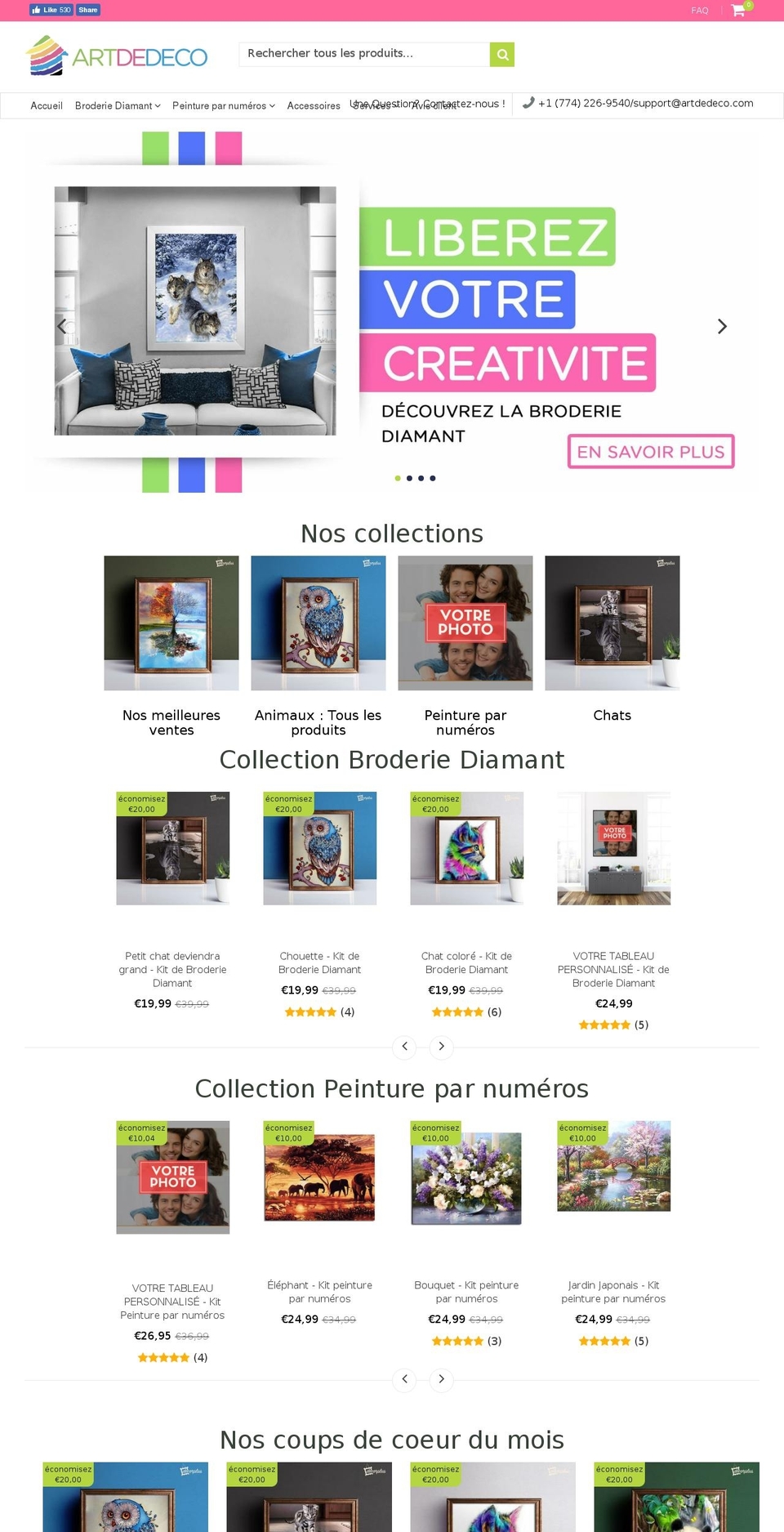artdedeco.com — Shopify storefront screenshot
