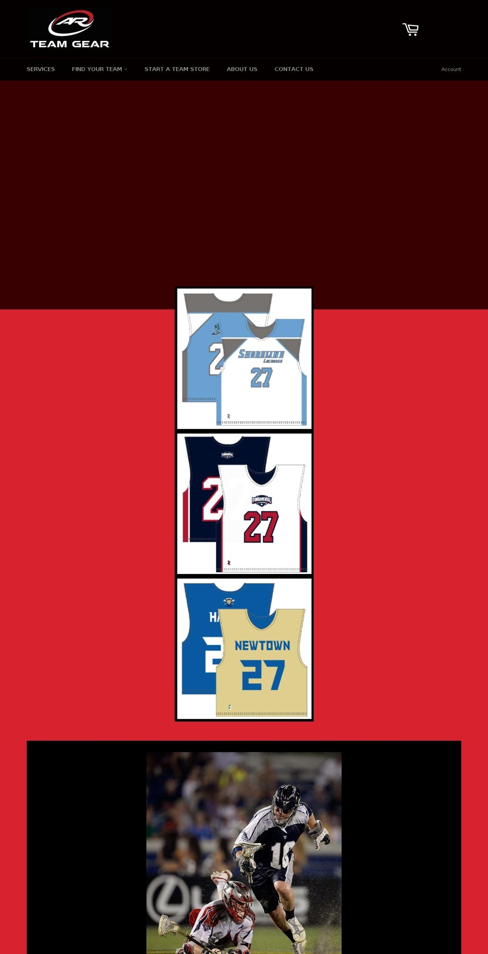 arteamgear.com — Shopify storefront screenshot
