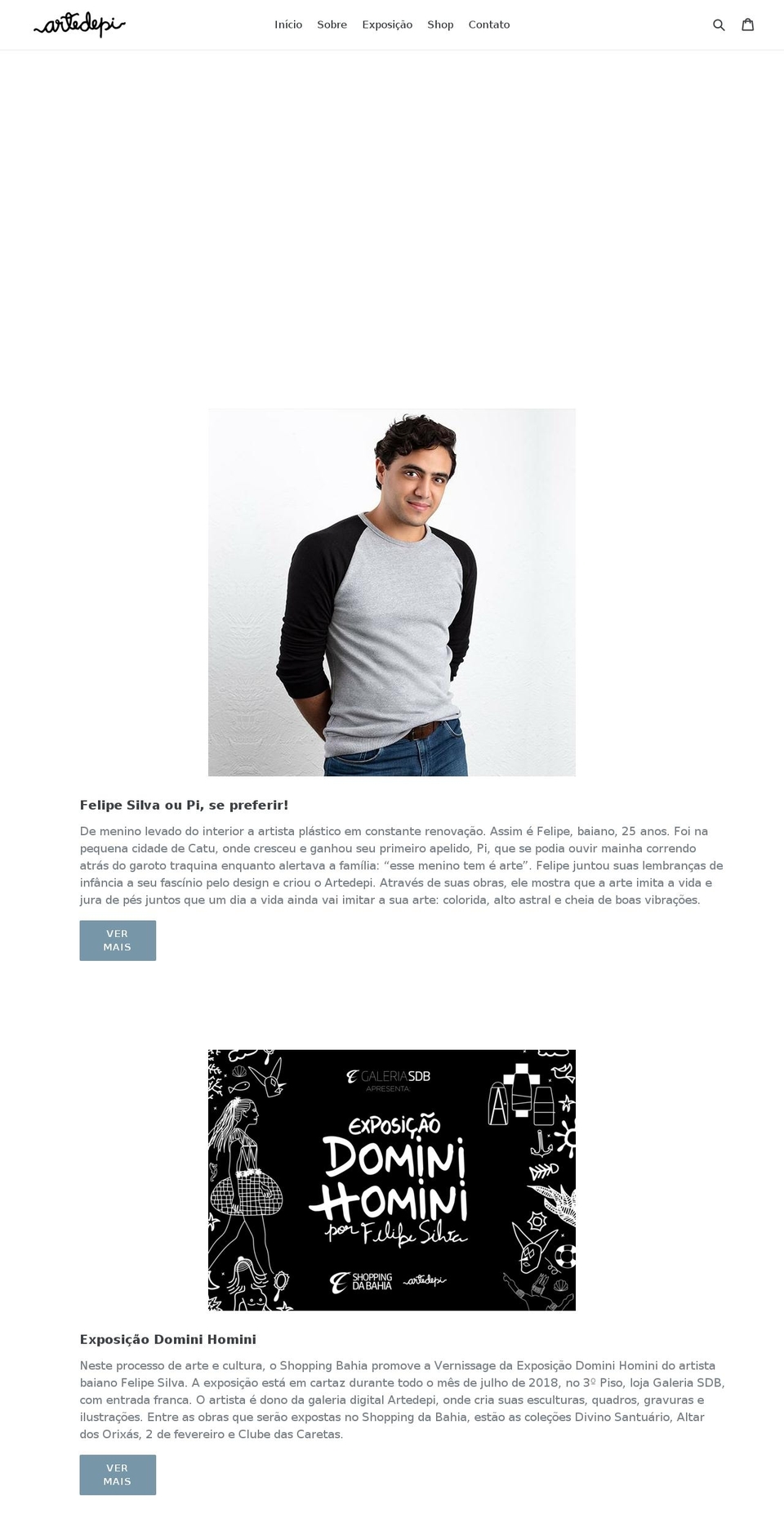 artedepi.com — Shopify storefront screenshot
