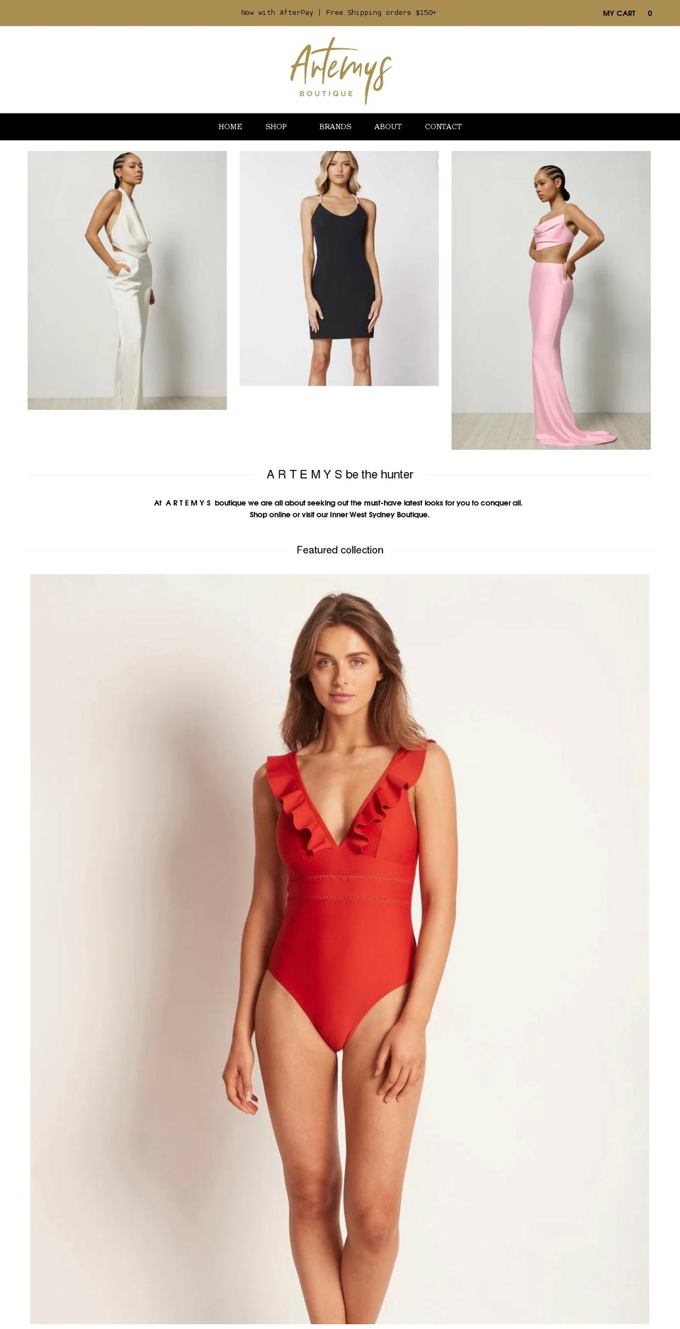 artemys.com.au shopify website screenshot