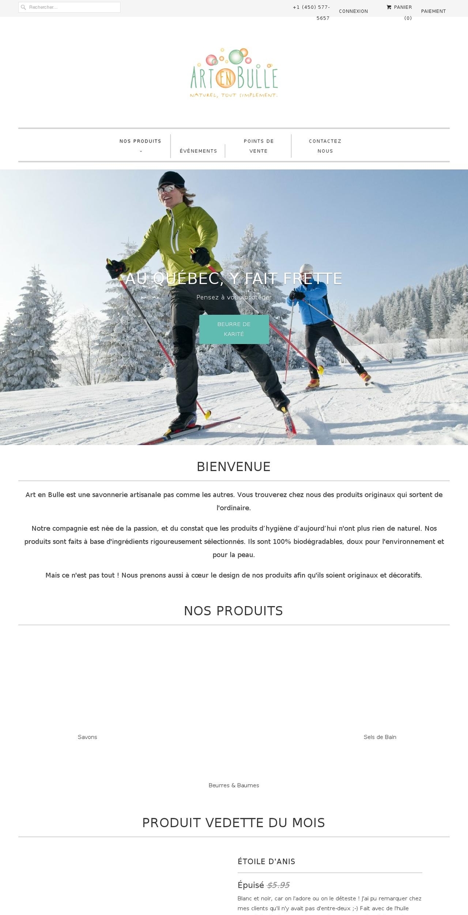 artenbulles.com shopify website screenshot
