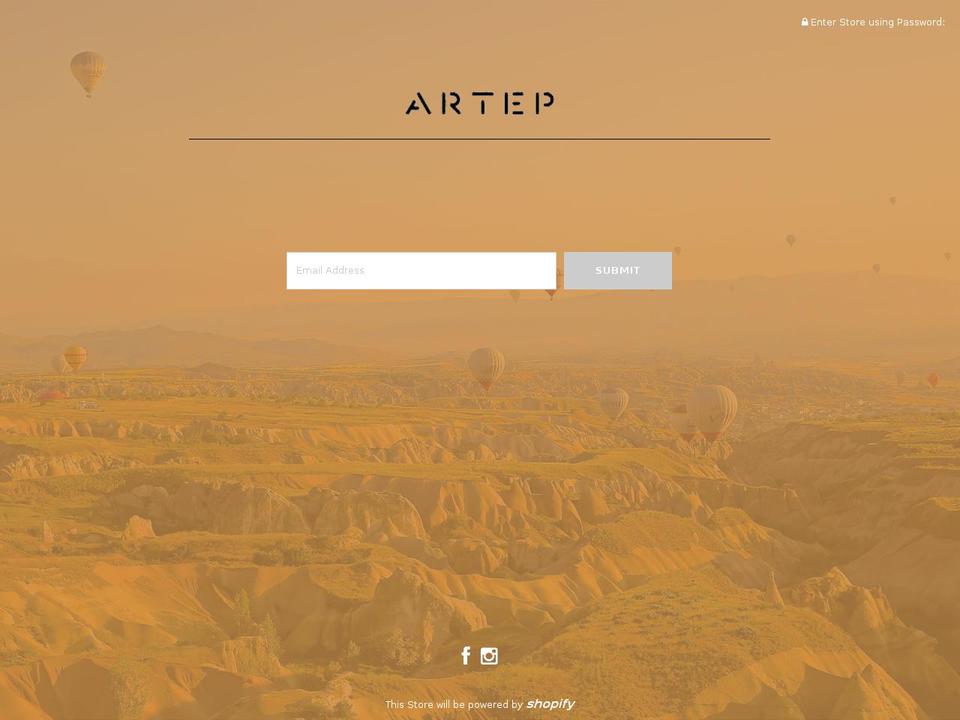 artepsports.com shopify website screenshot