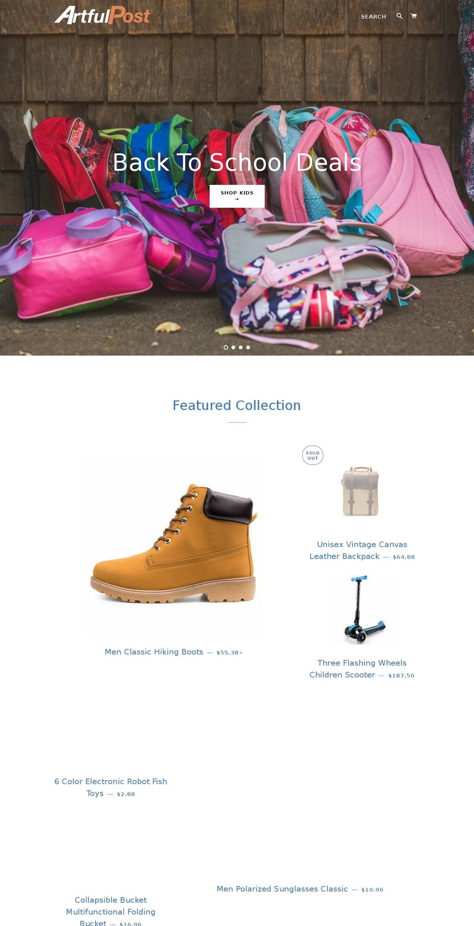 artfulpost.com — Shopify storefront screenshot