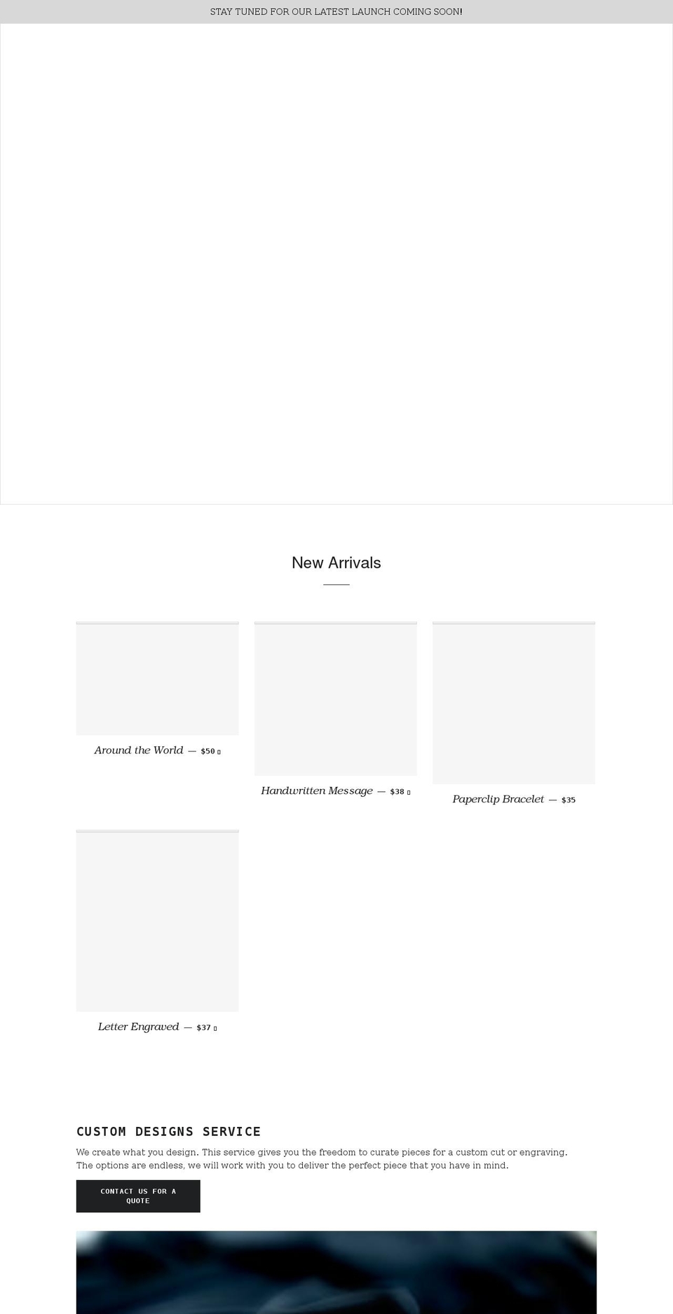 arthamjewelry.com shopify website screenshot