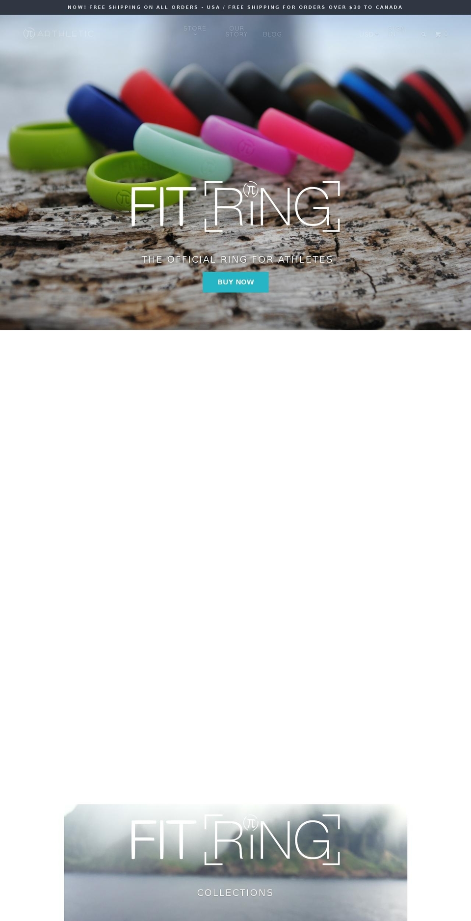 arthleticgear.com shopify website screenshot