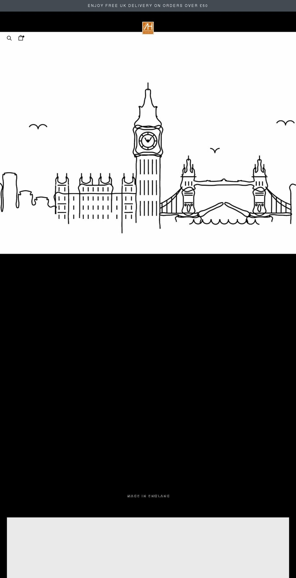 arthouselondon.com shopify website screenshot