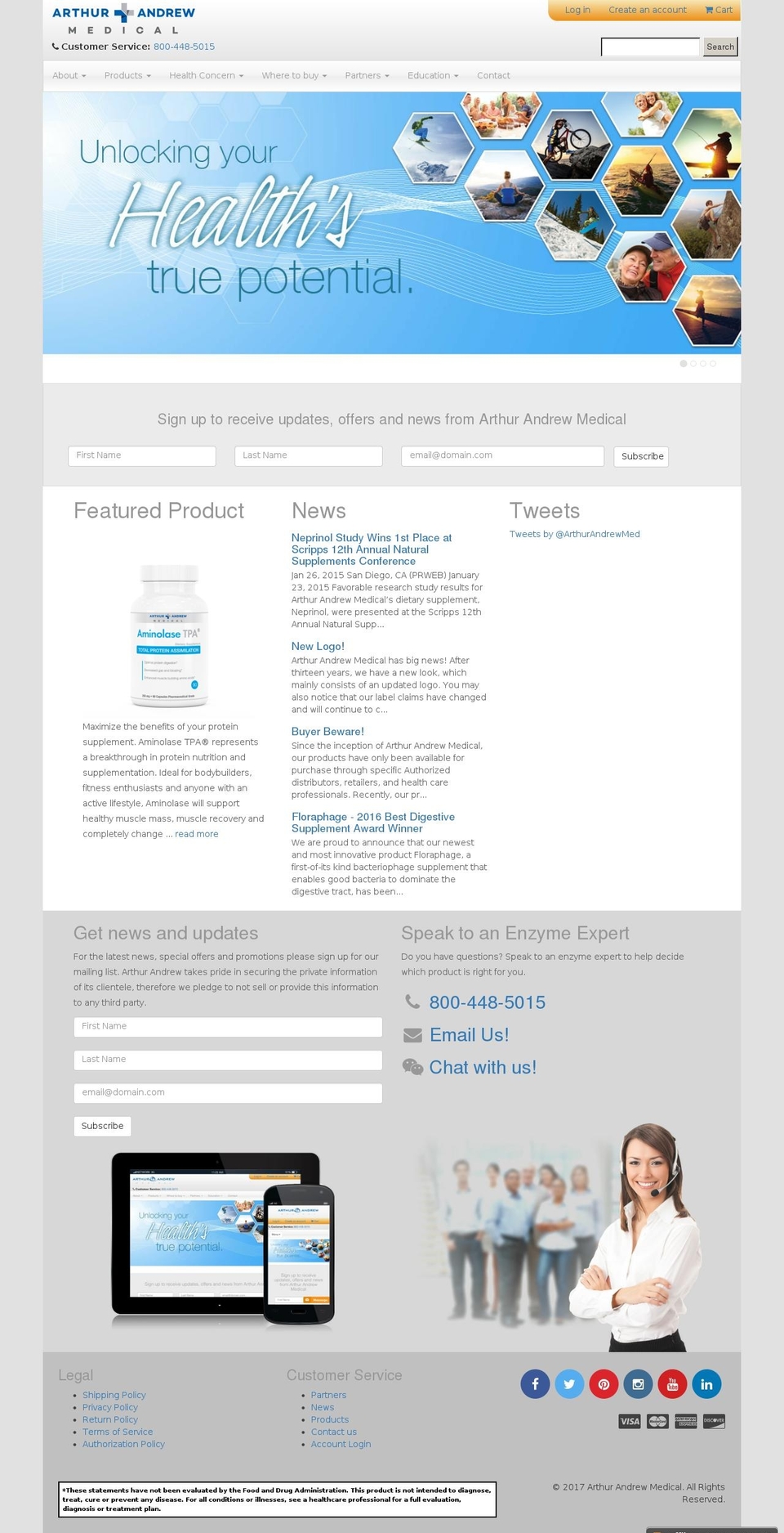 Arthur Andrew 2015 Shopify theme site example arthurandrew.com