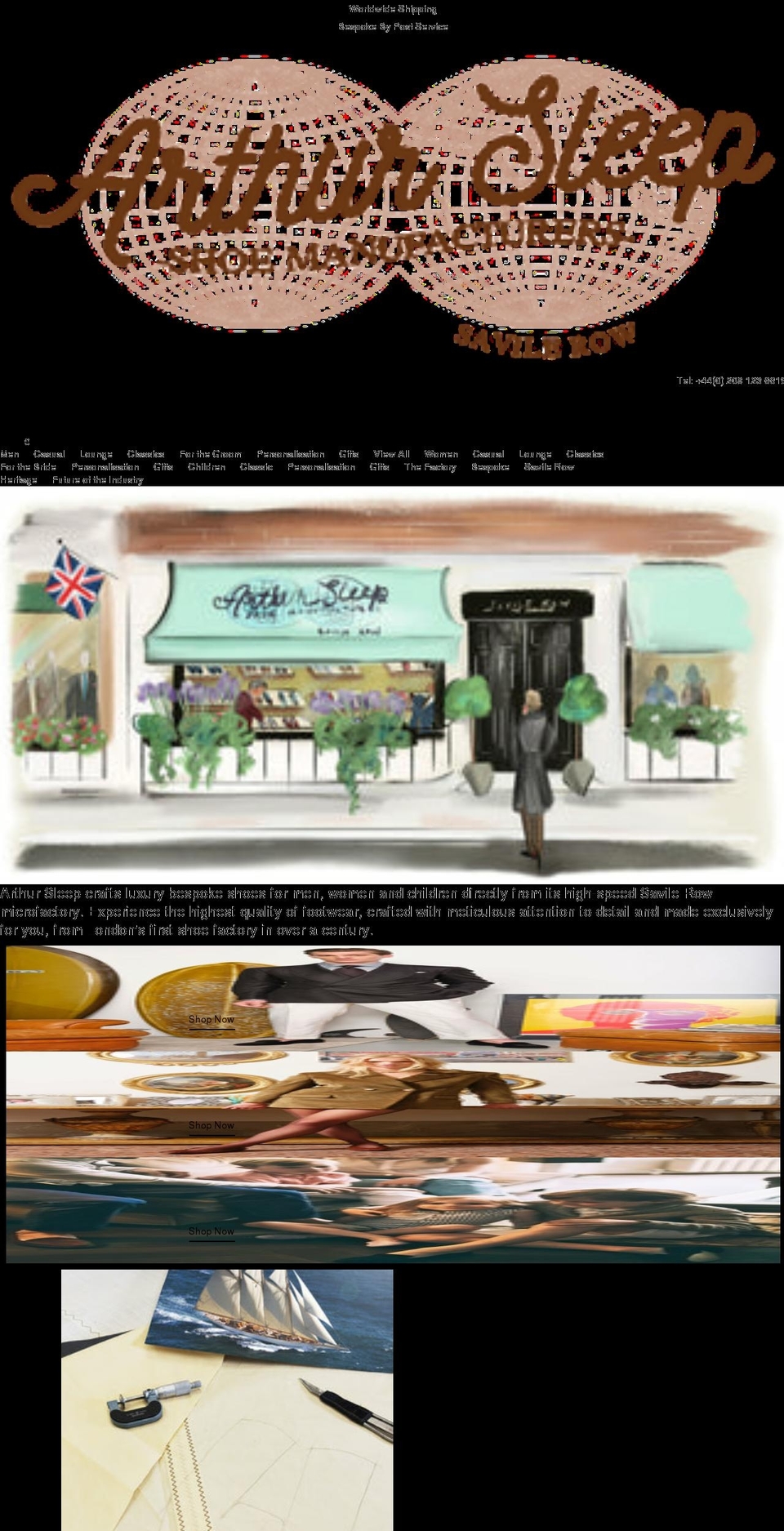 arthursleep.com shopify website screenshot