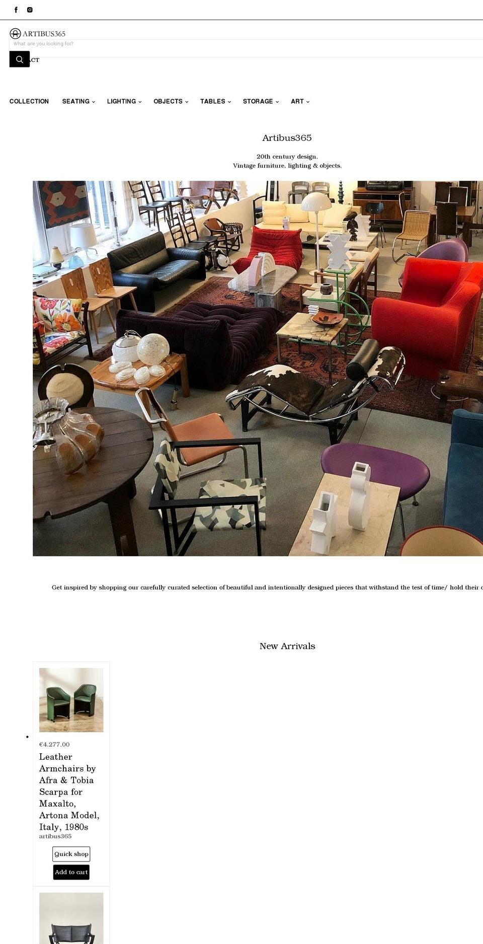 artibus365.com shopify website screenshot
