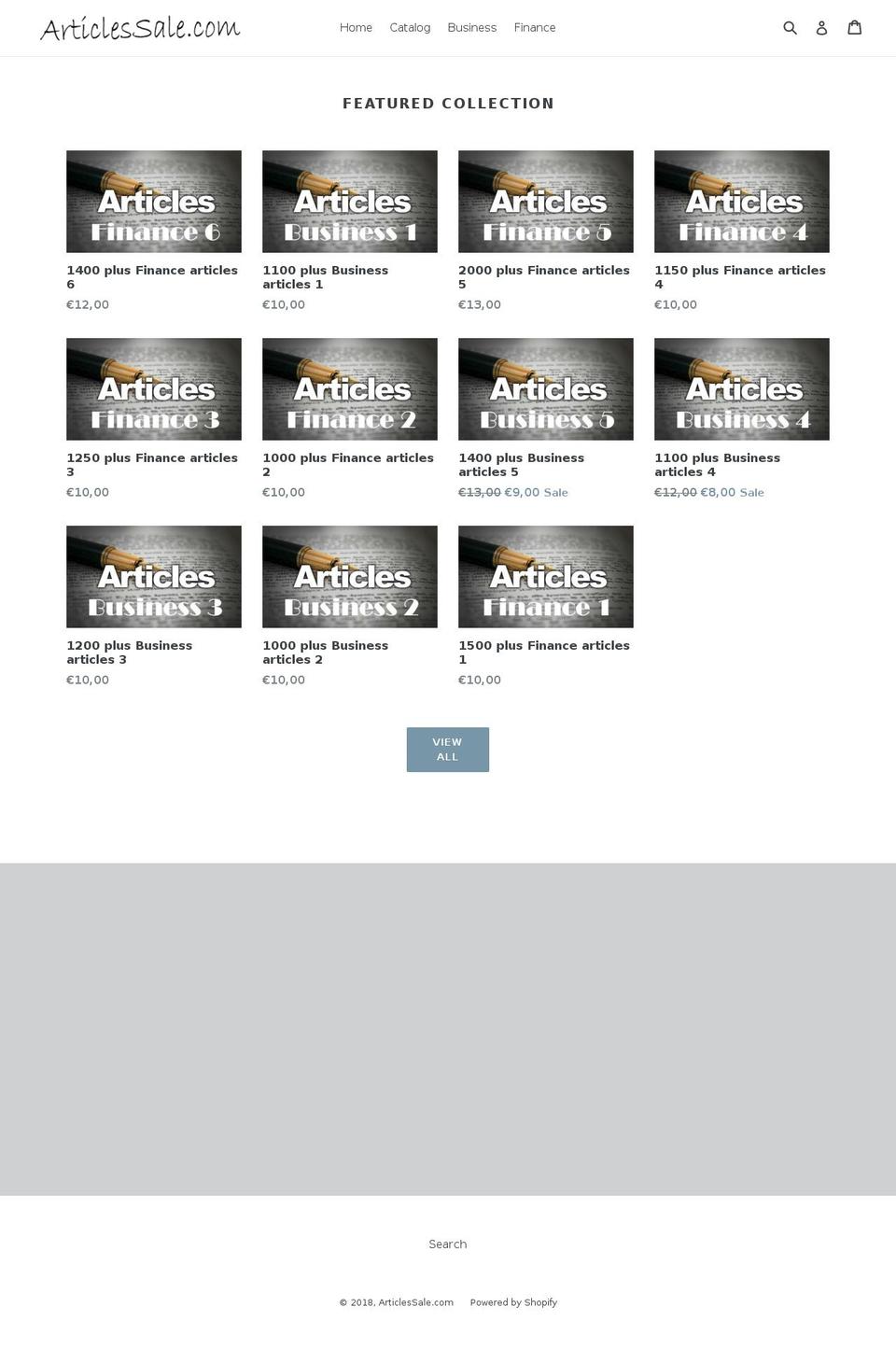 articlessale.com — Shopify storefront screenshot