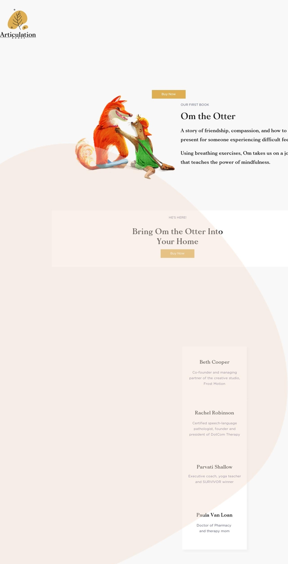 articulationbooks.com — Shopify storefront screenshot