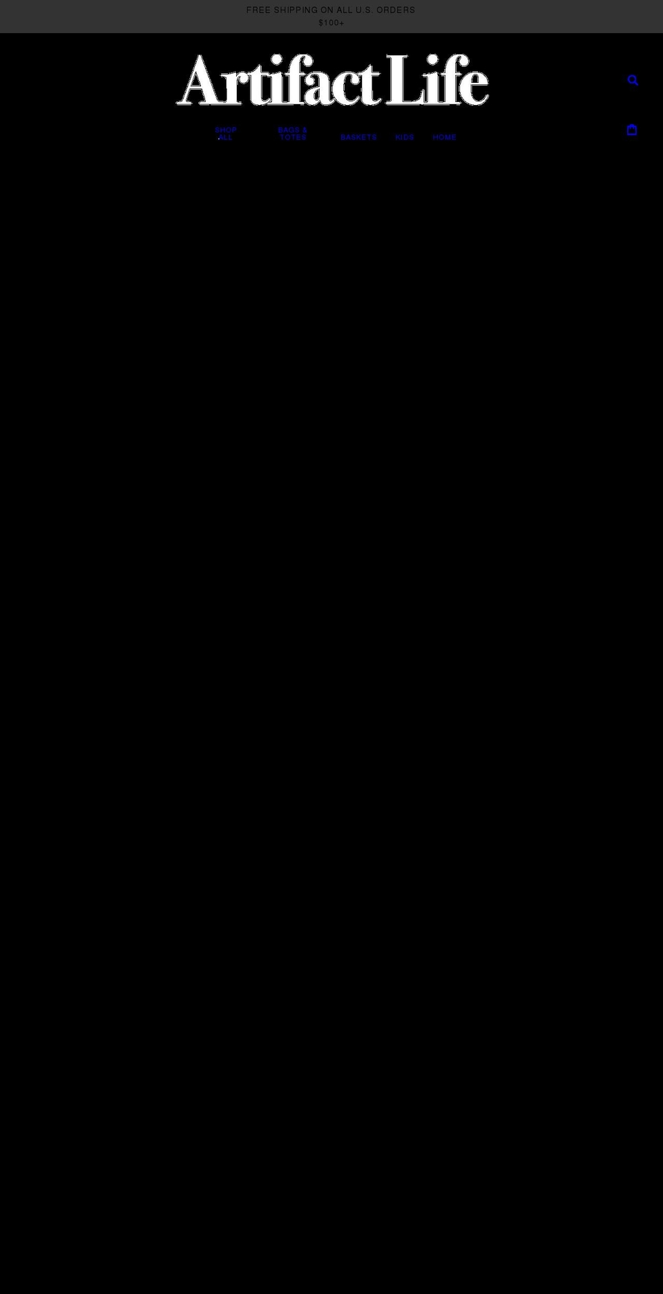 artifactlife.com shopify website screenshot