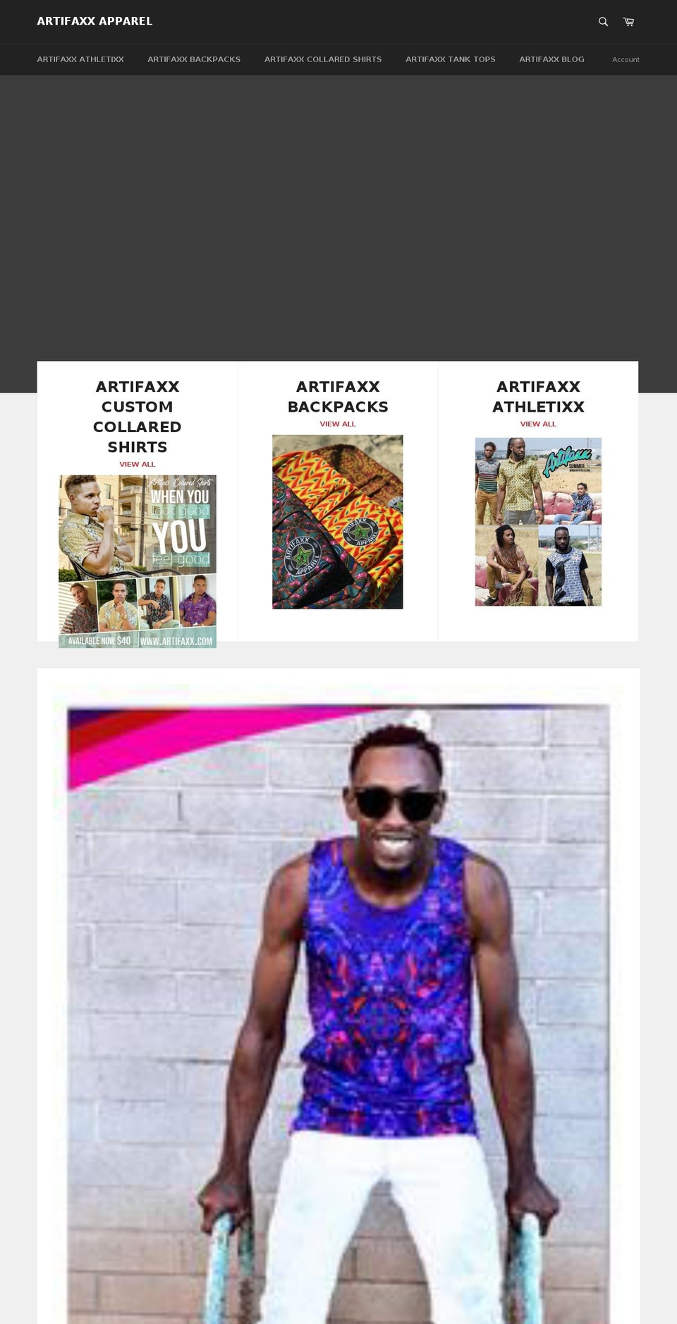 artifaxx.com — Shopify storefront screenshot