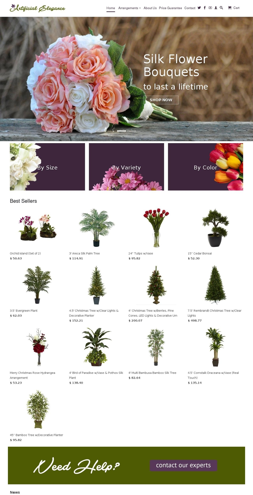 artificialusa.com shopify website screenshot