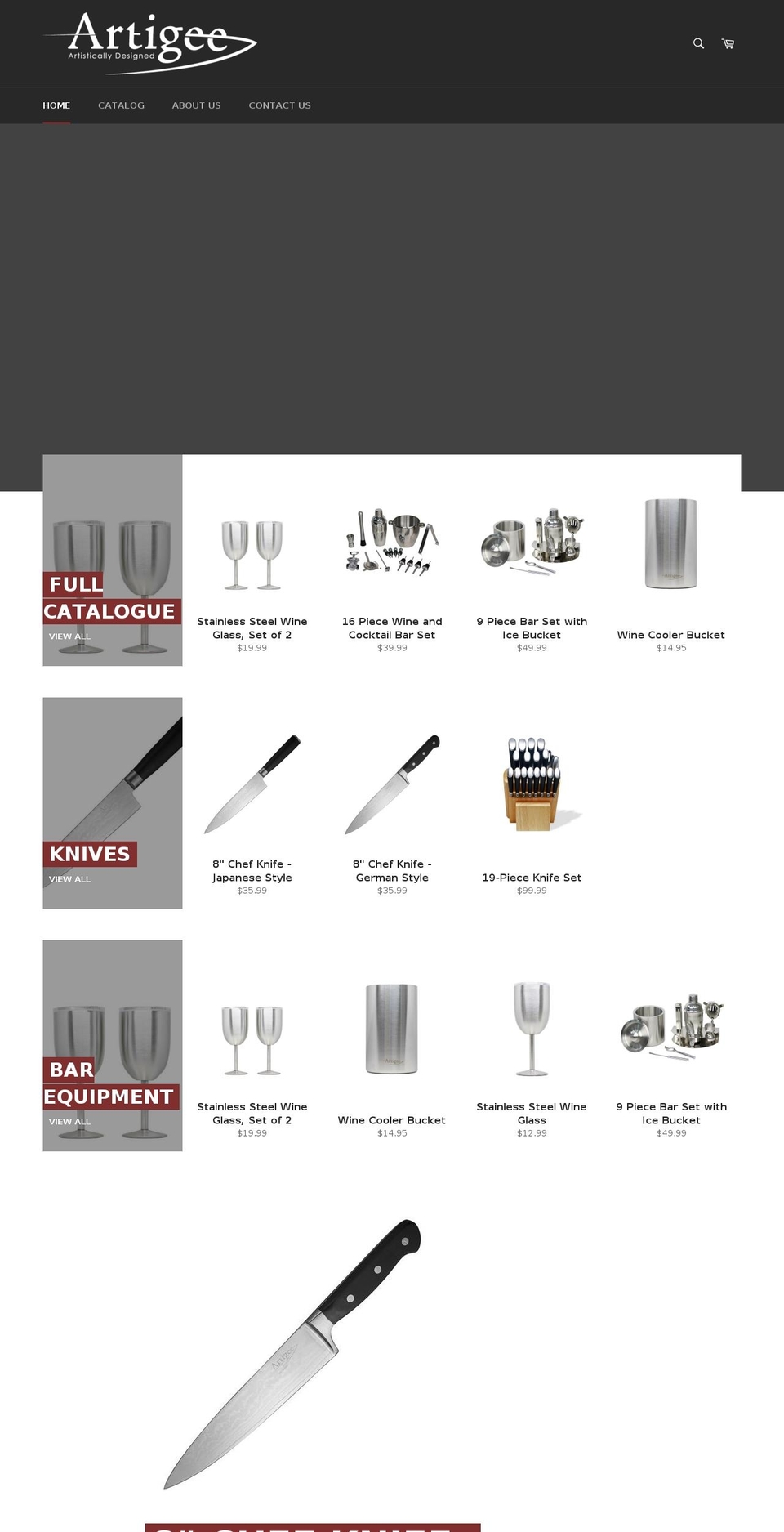 artigee.com — Shopify storefront screenshot