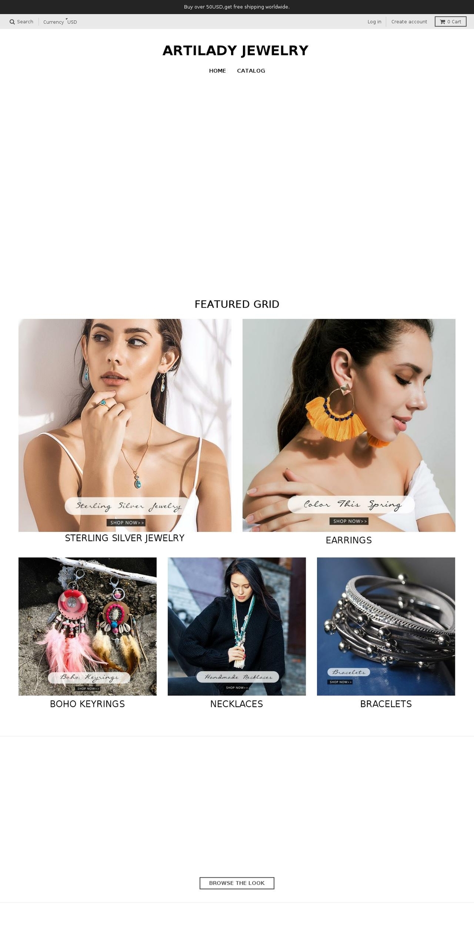 artilady.com shopify website screenshot