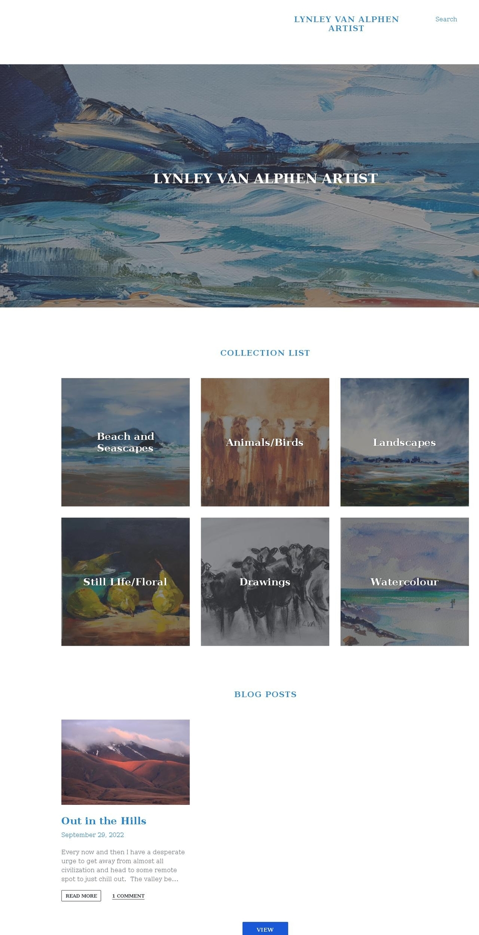 artinthecatlins.com shopify website screenshot