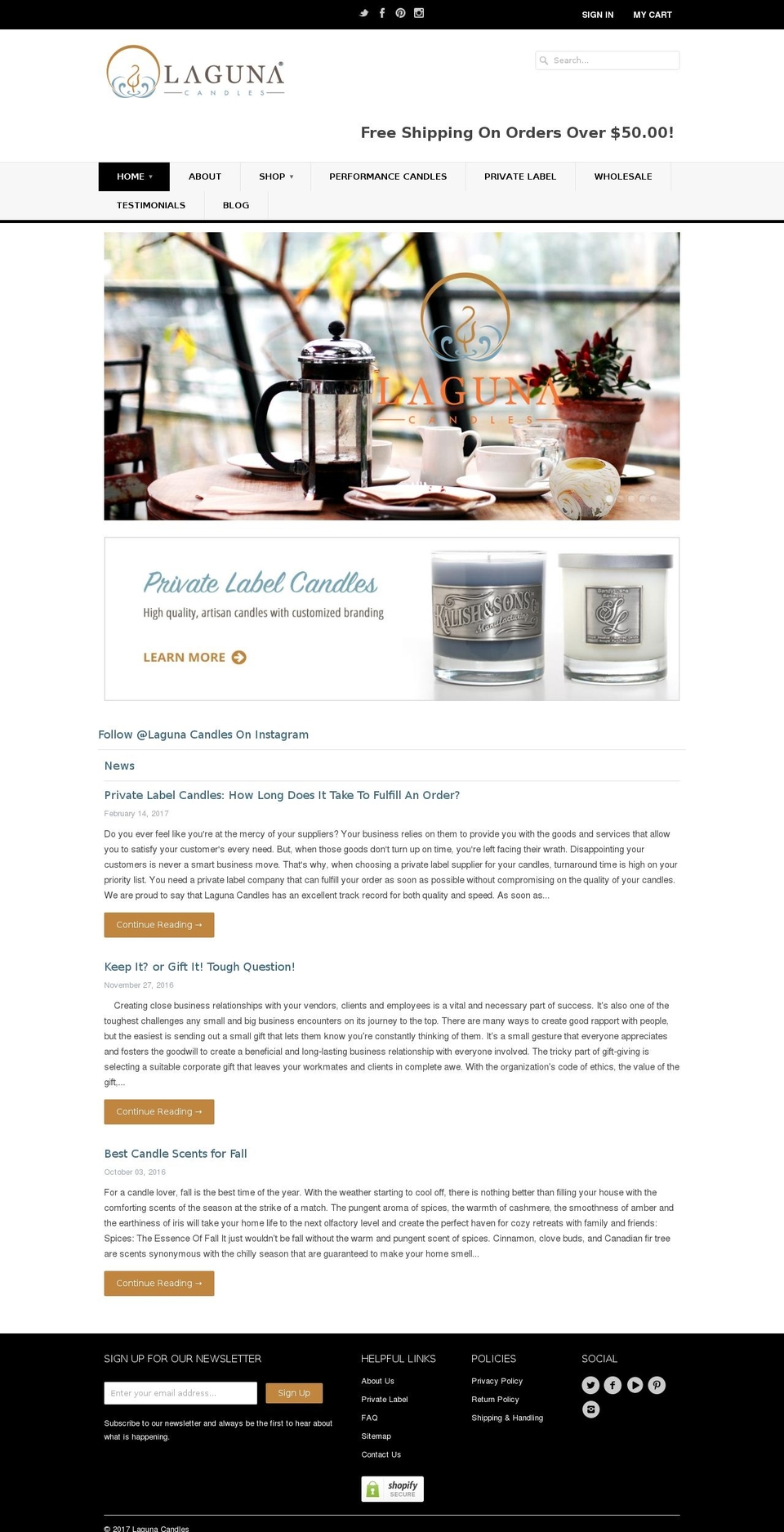 Mobilia (Laguna Candles) v2.0 - Bold PD 11\/24 Shopify theme site example artisanheirloomcandles.com