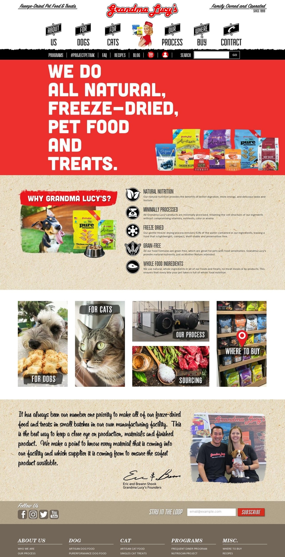 artisanpetfood.com — Shopify storefront screenshot