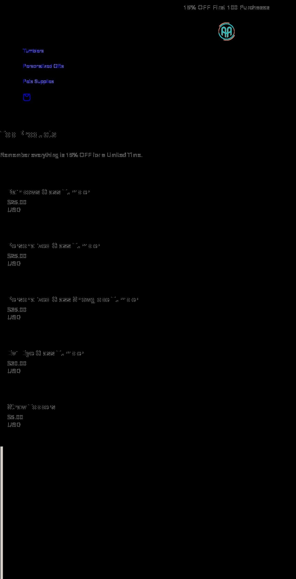 artisie.com shopify website screenshot