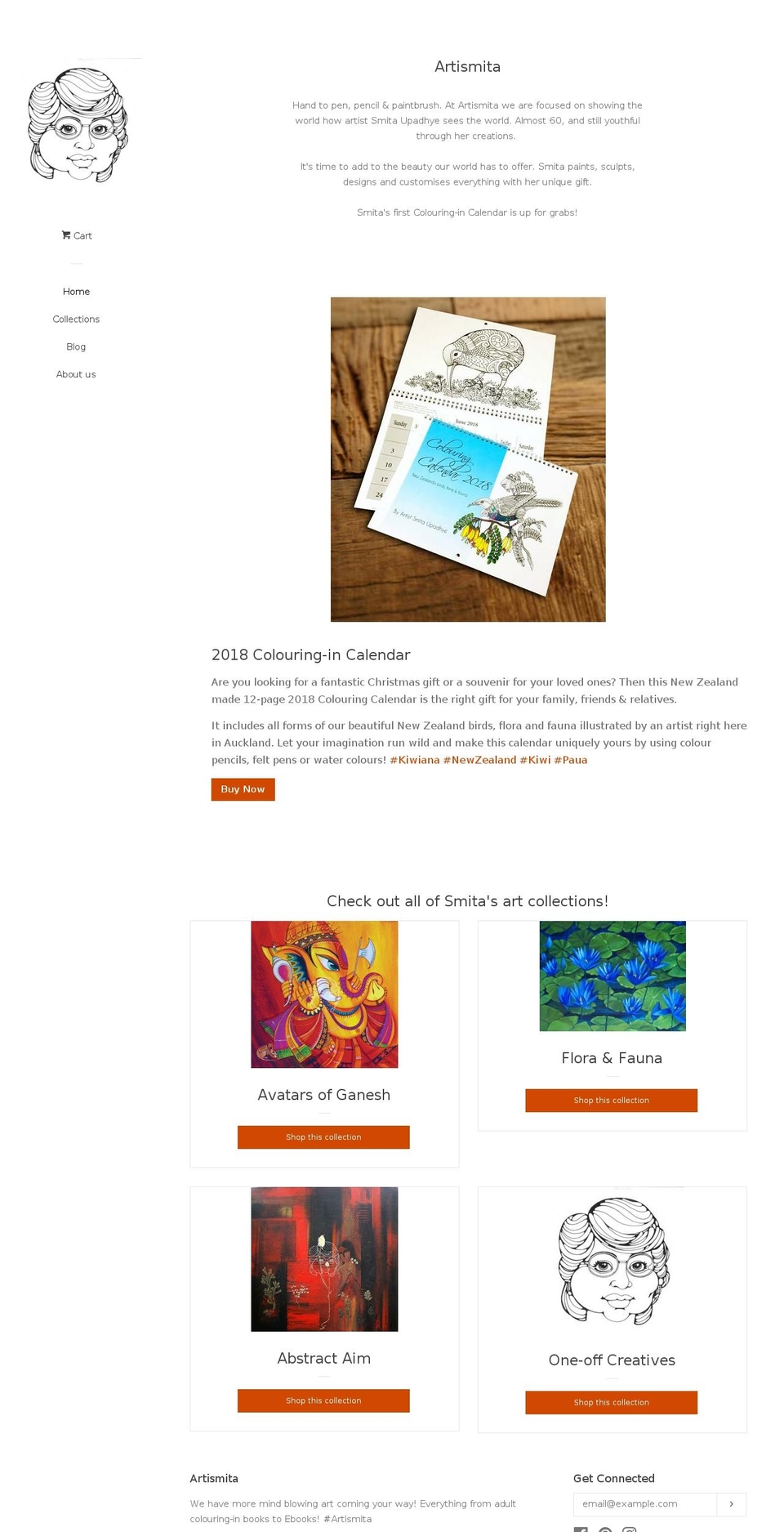 artismita.com — Shopify storefront screenshot
