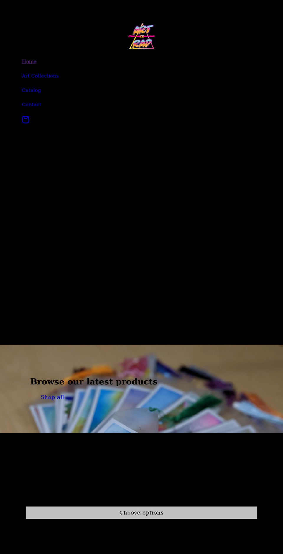 artisrad.com shopify website screenshot