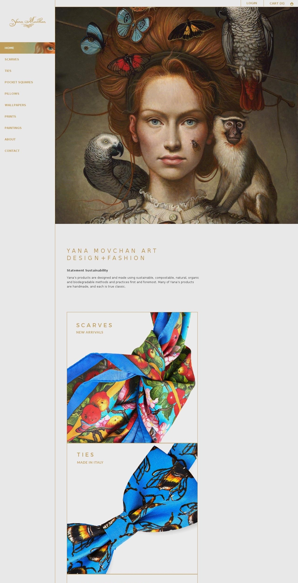 artisticconnections.com — Shopify storefront screenshot