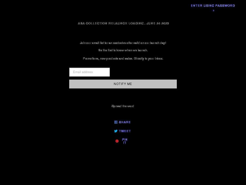 artistrybyasi.com shopify website screenshot
