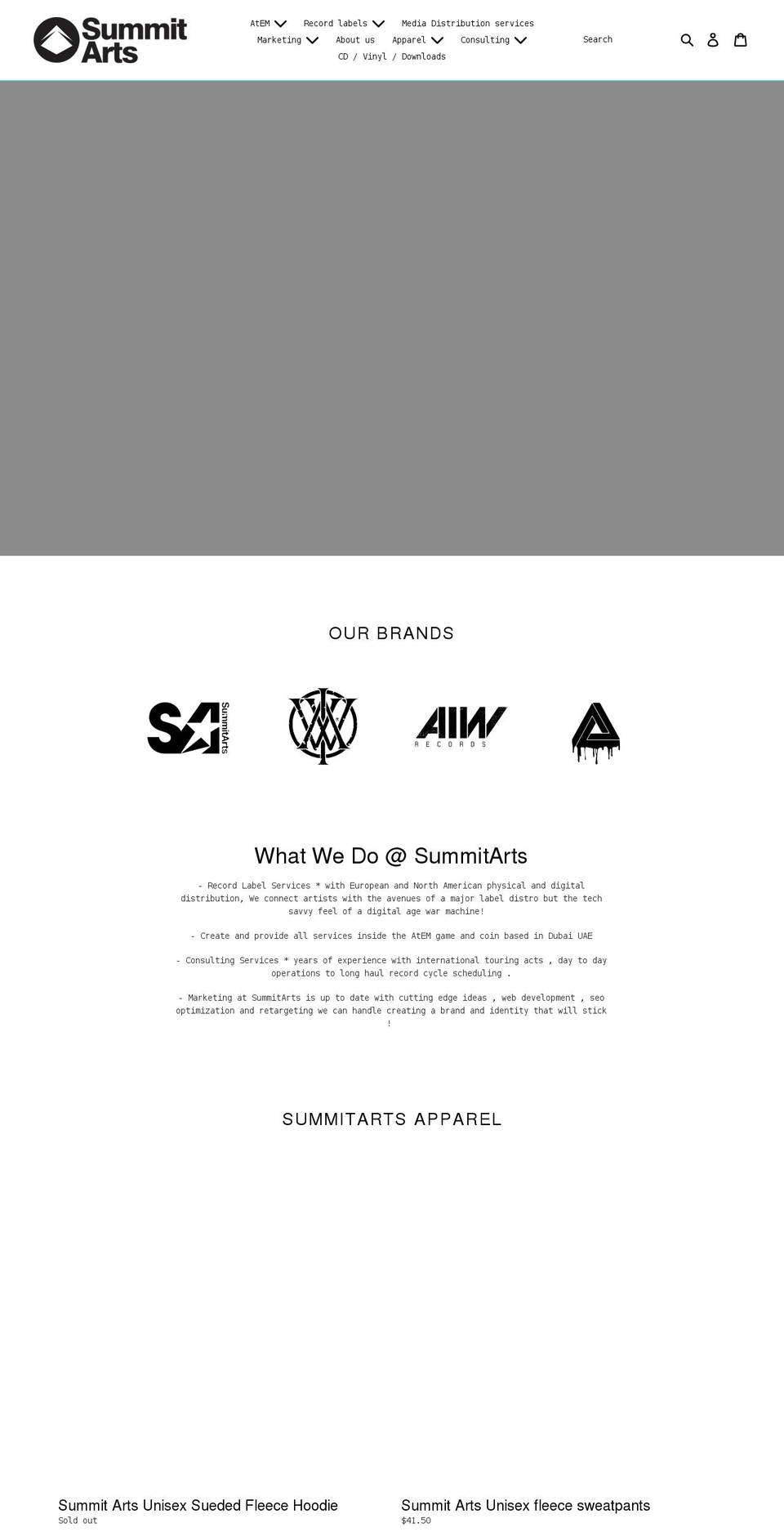 artiswarrecords.com shopify website screenshot