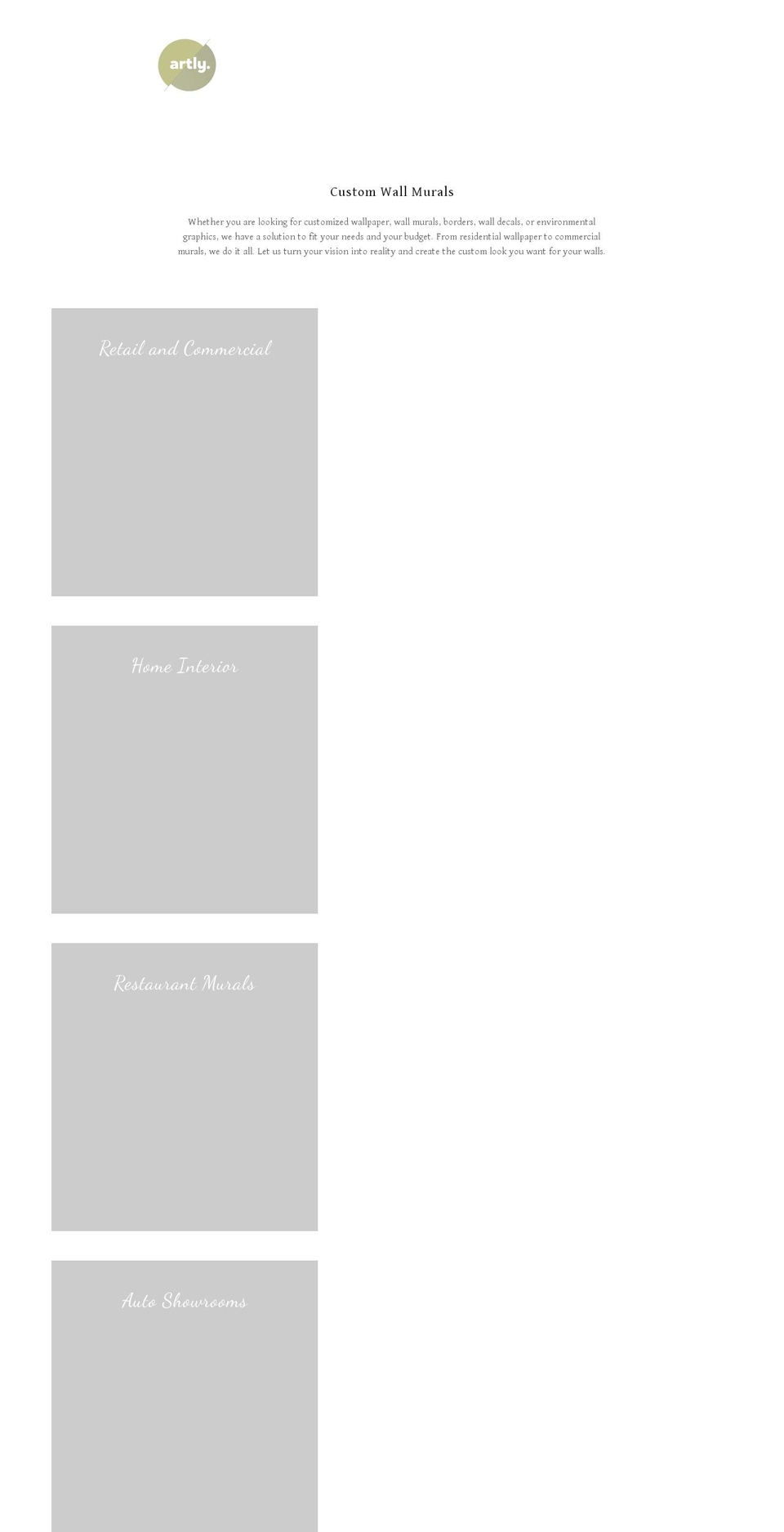artlyworks.com — Shopify storefront screenshot