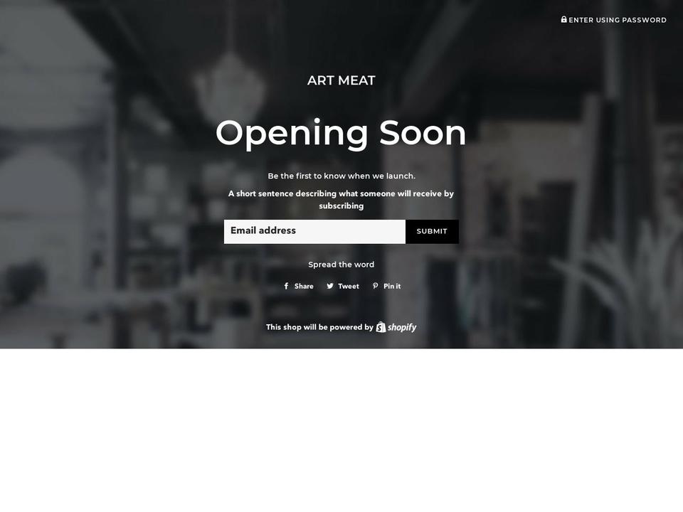 artmeat.com — Shopify storefront screenshot