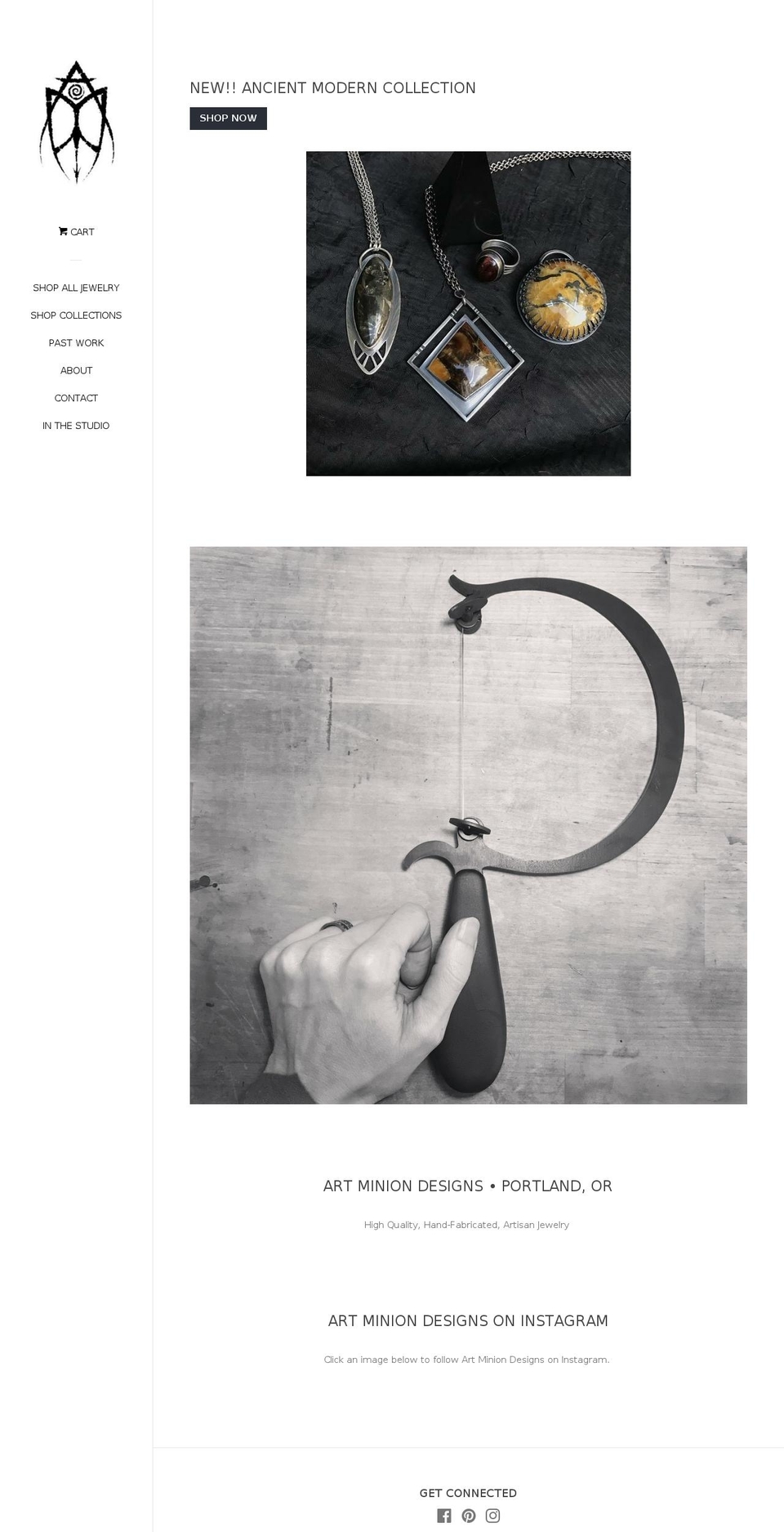 artminiondesigns.com — Shopify storefront screenshot